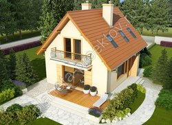 Проект дома в европейском стиле из кирпича