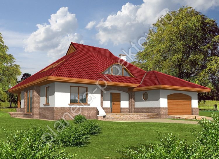 Дом в американском стиле из бетона фото