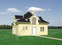 Дом в американском стиле из бетона